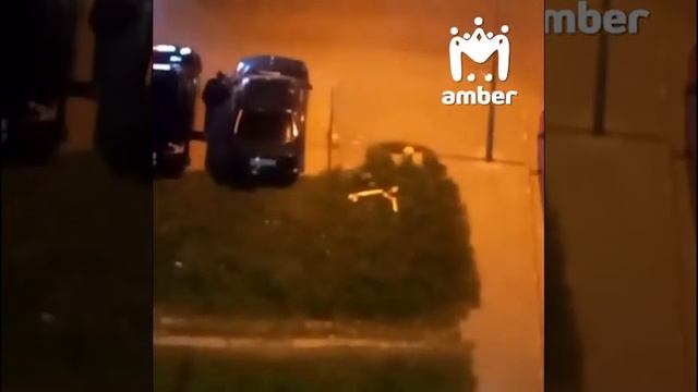 В Калининграде буйный тип ударил бывшую жену по голове и поколотил её авто