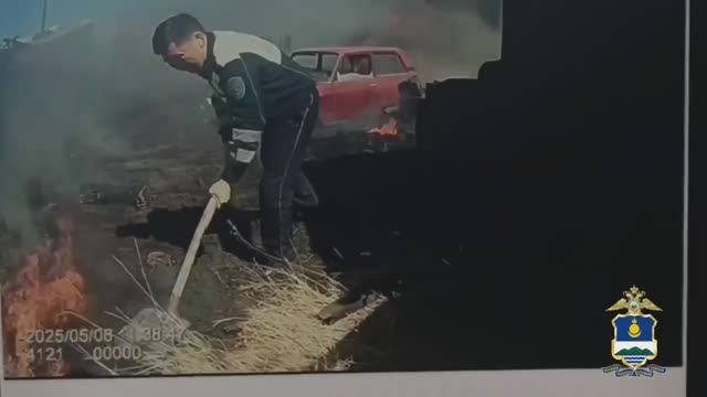 В Улан-Удэ экипаж ДПС второй раз за неделю оказал местным жителям помощь на пожаре