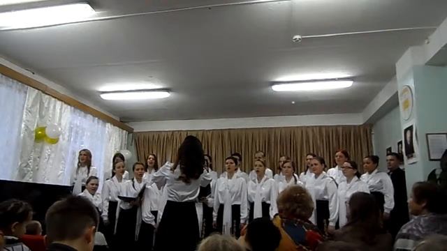 Хор МОКИ - 30 января 2015 г. (из "Хористов", дирижирует Полина Подлесная)