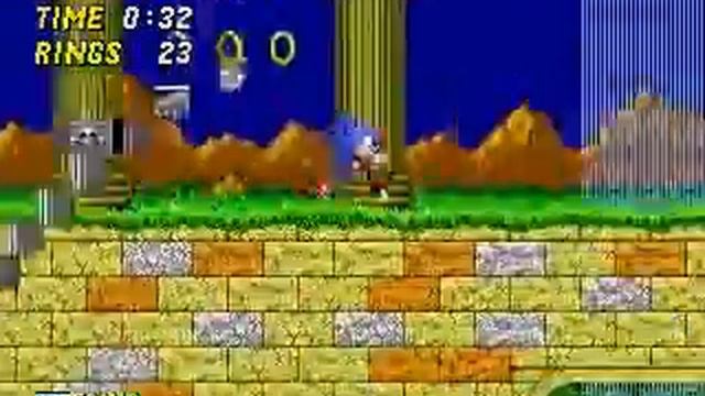 Видеопрохождение Sonic the Hedgehog 2 [SMD]: Aquatic Ruin Zone 02