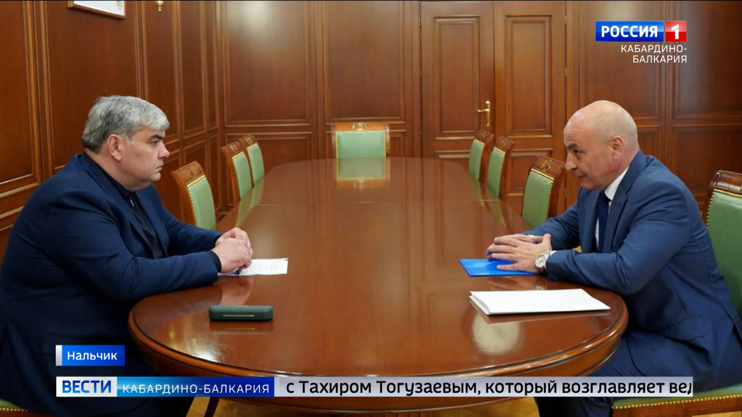 Глава КБР Казбек Коков провел рабочую встречу с Тахиром Тогузаевым