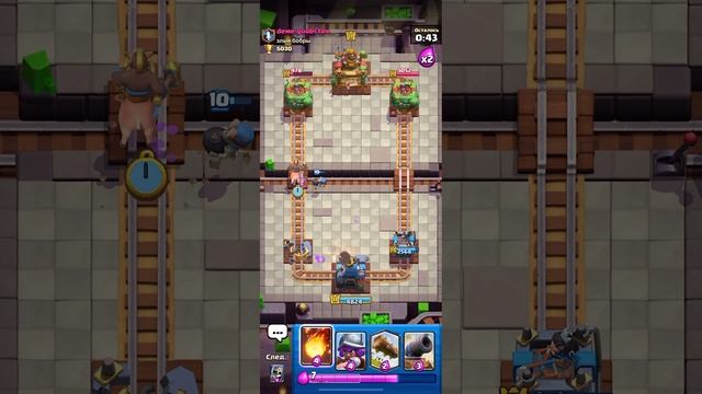 Сlash Royale длинный бой получился