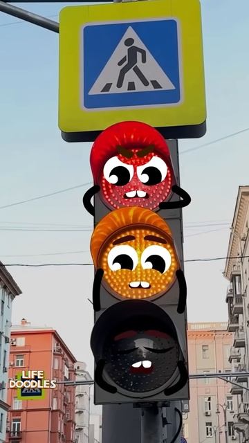 Life Doodles ｜ Traffic light 😂 #lifedoodles #shorts #animation #cartoon