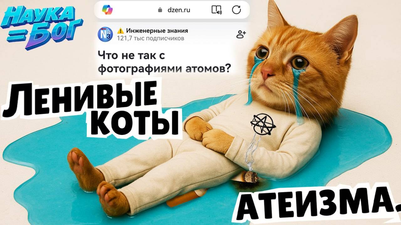 Ленивые коты атеизма.