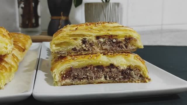 Два десерта из слоёного теста с творожной начинкой🔥🔥