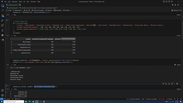 Pandas AI. AI входит постепенно в нашу жизнь, уже пытаясь заместить нашу любовь к pandas