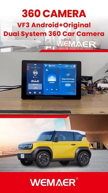 🚗💡 OEM-Ready 360° Car Camera [MOQ 10+]   
Our VF3 Android+Original Dual-System Camera delivers: