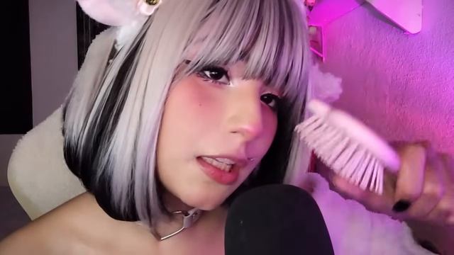 SakuraJu ASMR. Тихий голос, звуки рта, движения рук.