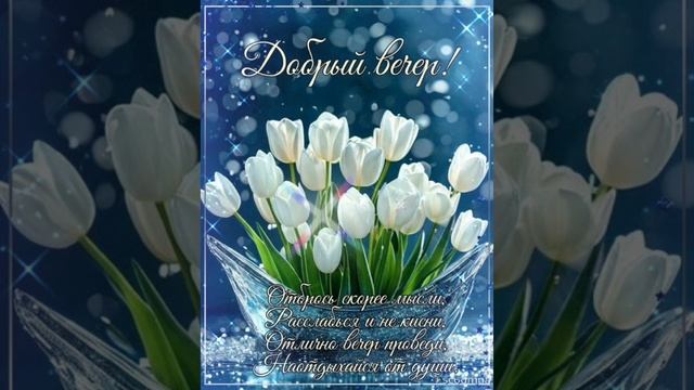 Добрый вечер💙 Насладитесь вечерним отдыхом💜