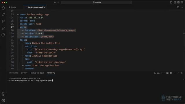 15.12 Ansible Variables make your Playbook customizable