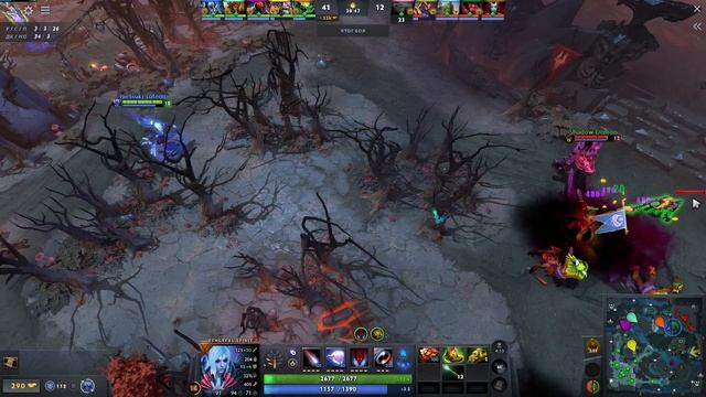 Пикнул vengeful spirit, сносим трон, враги перестали сопротивляться и все осознали
3400 ммр