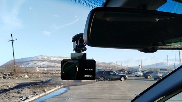 Видеорегистратор X-CAN COB 2S 4K WiFi GPS. Поворотный экран.