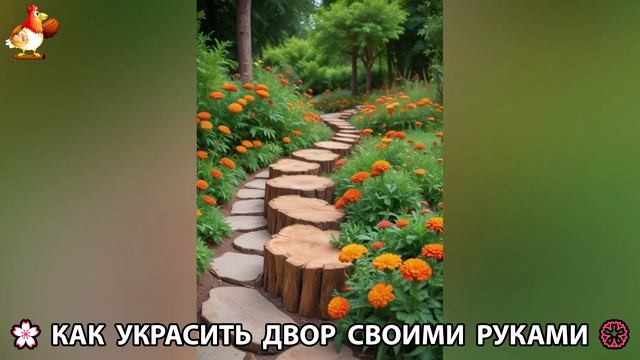 Как украсить двор дома фото идеи (514) 🏡 для дачи и сада своими руками 🌷🪻🌺💮
