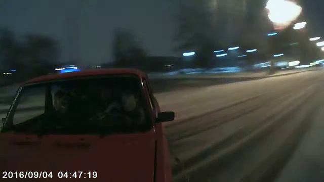 покатушки 25.02.2017 разворот на 360