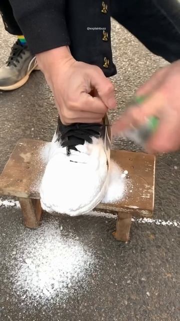 Man cleaned girl's shoes unasked #shortsvideo