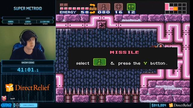 Официальный Русский Рестрим CRDQ2020. Super Metroid