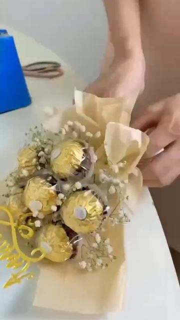 Делаем сладкий букет