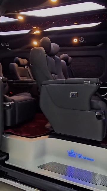 Black Knight 2025 Toyota Hiace Caesar Crown Luxury Edition 🔥❤️ #shorts