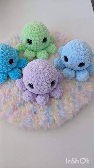 Осьминожки 💚💜🩵💙