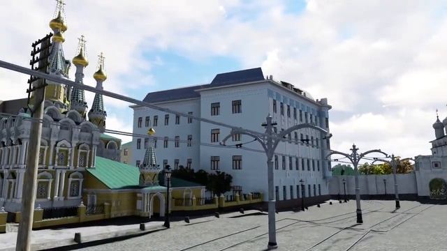 Виртуальная реконструкция Страстного монастыря нач. XX века