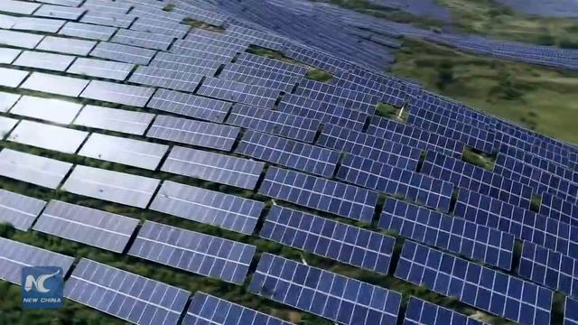 Solar panels on Taihang Mountain