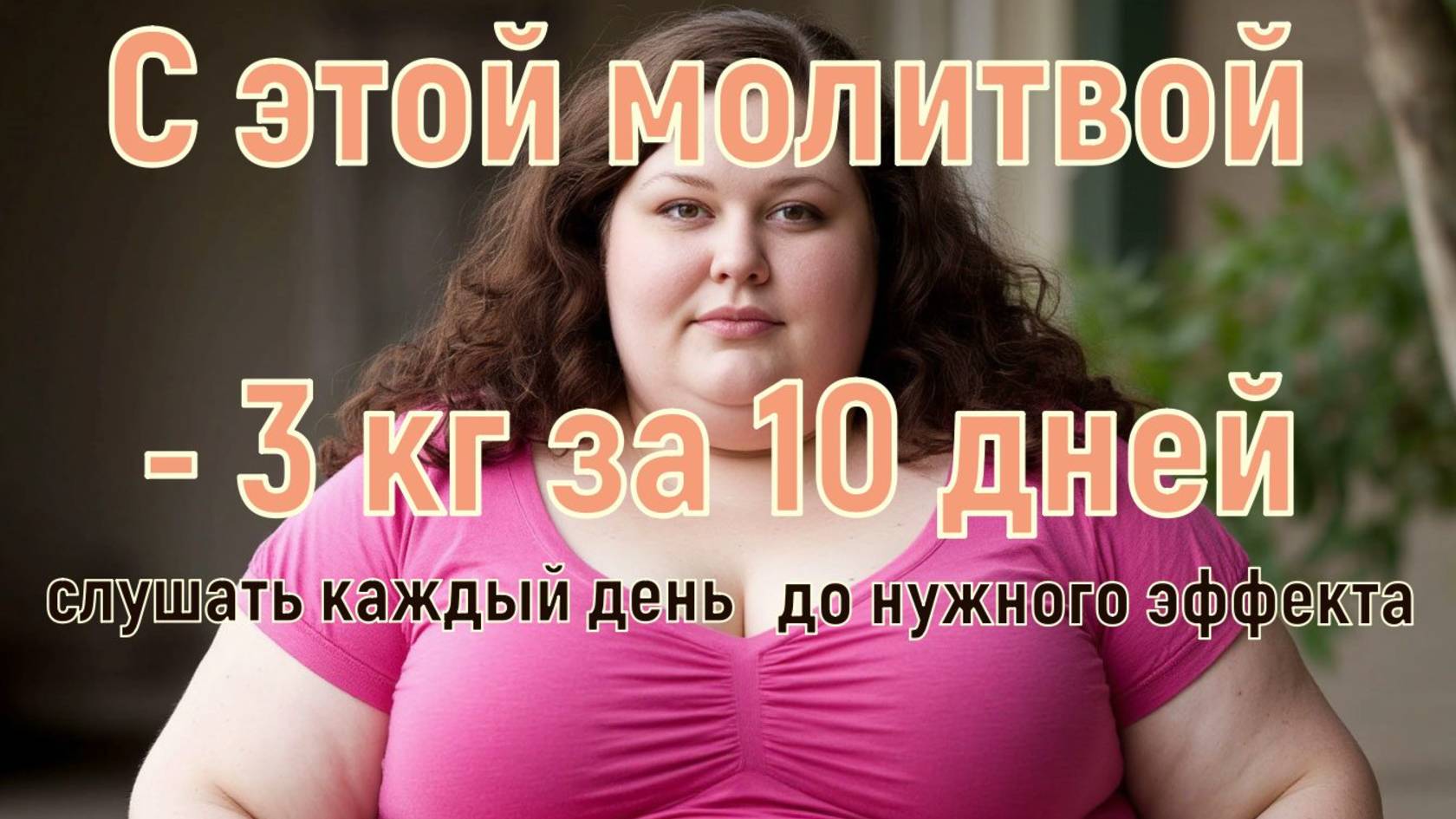 Сильная молитва для быстрого похудения