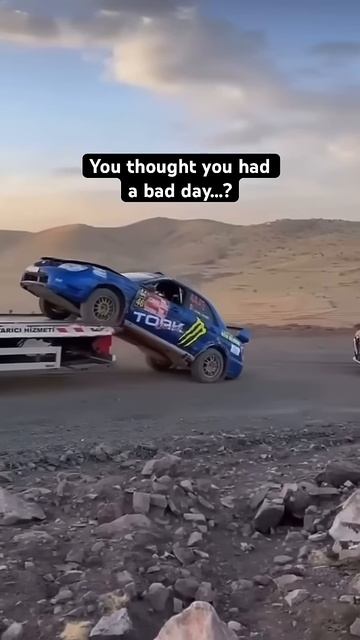Life Lessons： How NOT to tow a Subaru WRX Rally Car… #rallycar  #racing #shorts #offroad