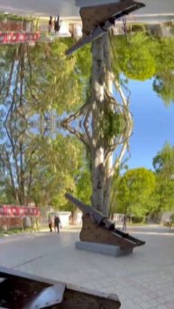 Гигантские пушки на улице Дувановской в Евпатории.