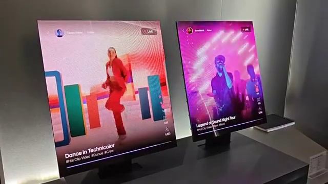 LG представила безрамочный дисплей, разделяющийся надвое.