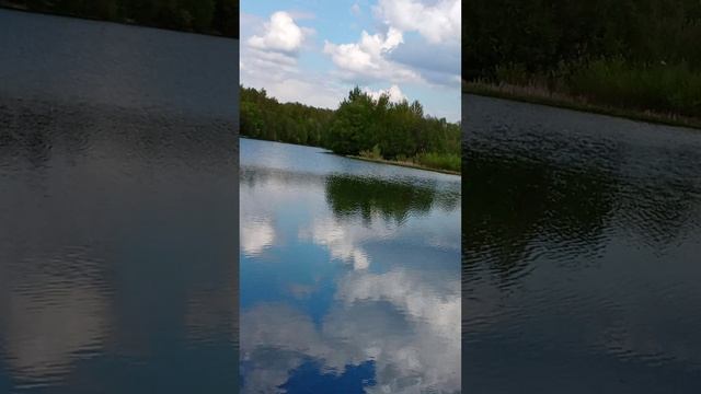 И вдовесок на рыбалку.Юбилейный пруд.