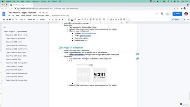 206. Class Project 14 - Components
