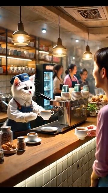 little Kitten worked hard to buy its Favourite Book #shorts #cutestory