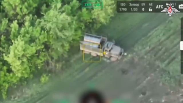 Боевая работа операторов FPV-дронов группировок войск «Восток» и «Южная»