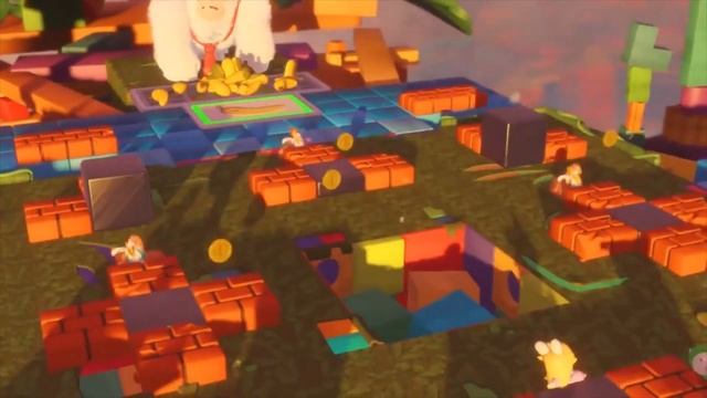 Mario Rabbids Kingdom Battle игровой процесс и бой с Кроликом Конгом! #2 | Сложное испытание