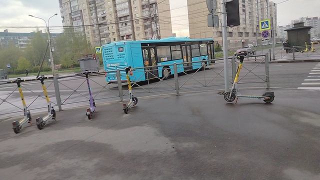 Автобус 386 маршрут Волгабас 5270.G4 7108 Колпино Тверская Улица Угол Улица Ижорского Батальона