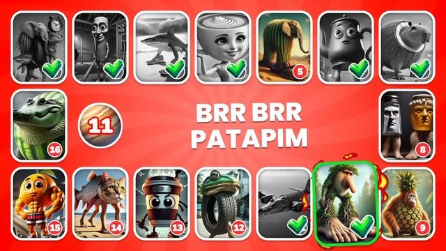 Tebak Meme Hewan ITALIAN BRAINROT ｜ Tralalero Tralala🐨Bombardino🐊Shimpanzinni🙈Ballerina🩰
