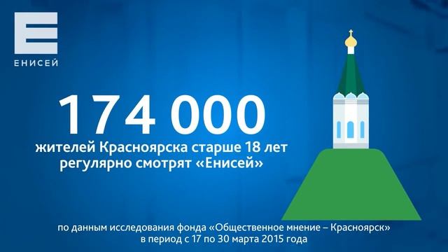 Аудитория телеканала «Енисей»