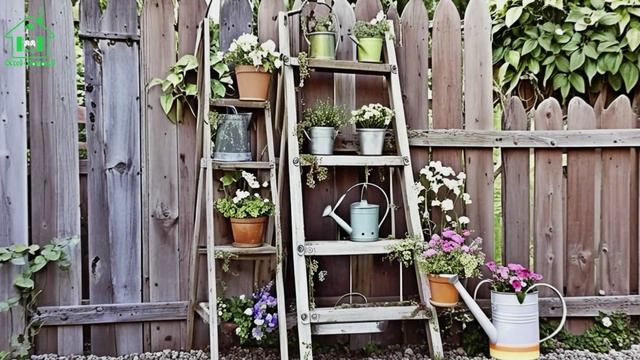 Как украсить сад и двор в деревенском стиле (3)