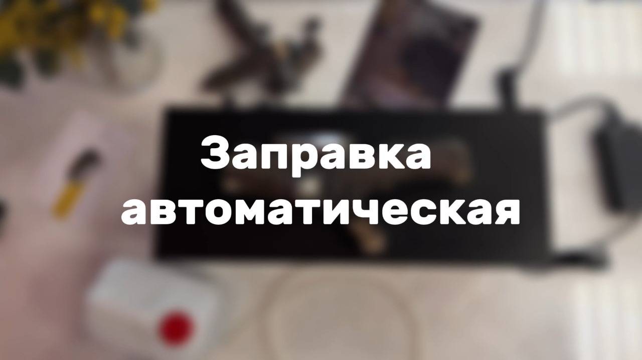 Автоматический биокамин LOG - Заправка автоматическая