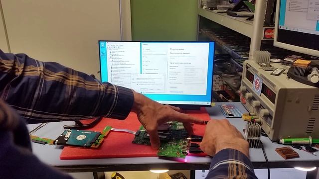 Матплата Asus X540UAR заказ 19027 - контрольный запуск.