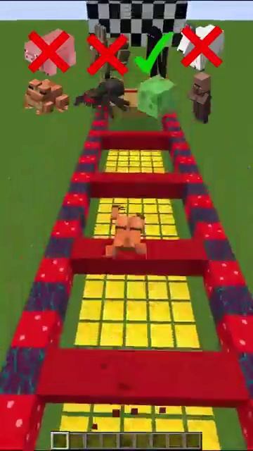 Parkour Holes vs Mob's Jump In Minecraft