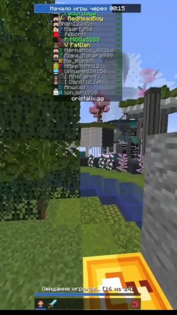 ПРОИГРАЛ АЭАЭАЭАЭ #minecraft #майнкрафт #cristalix