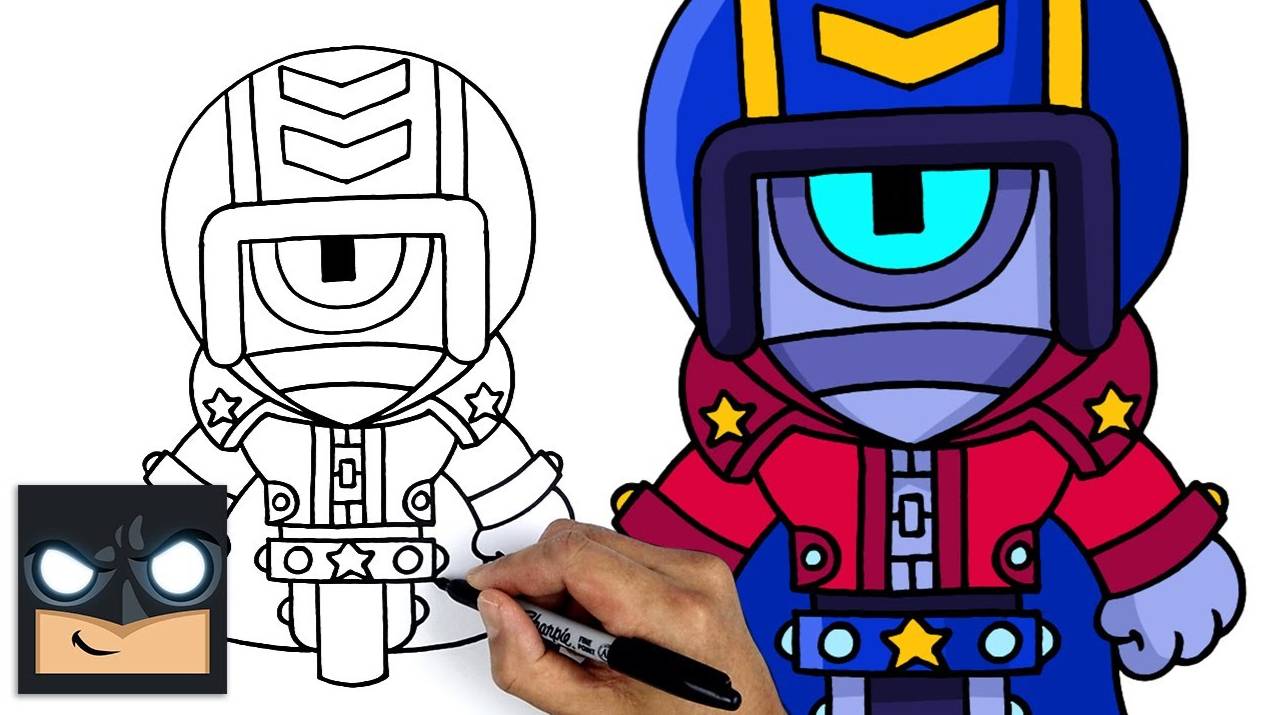 Как нарисовать СТУ из БРАВЛ СТАРСА