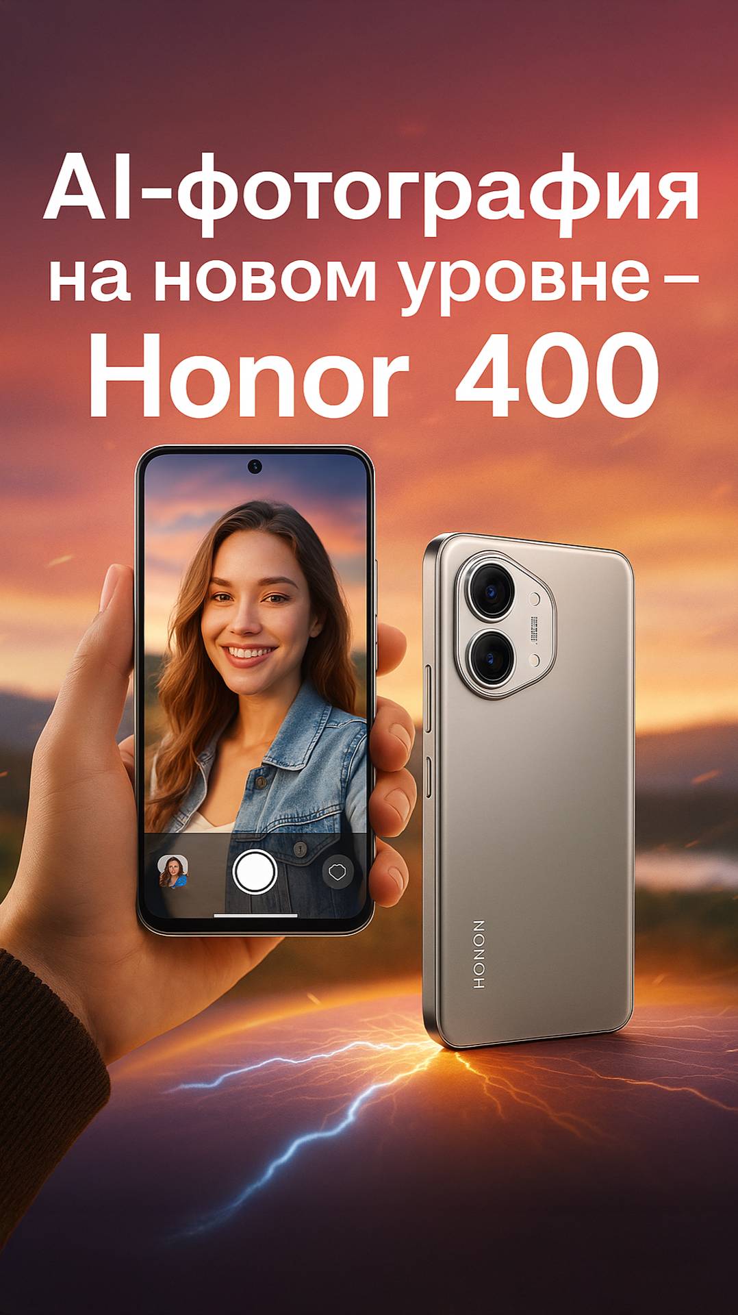 Honor 400 — смартфон мечты с ИИ и суперкамерой!