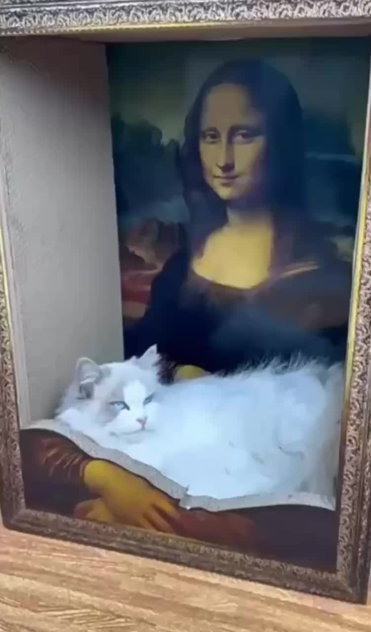 Домик для кошек Мона Лиза