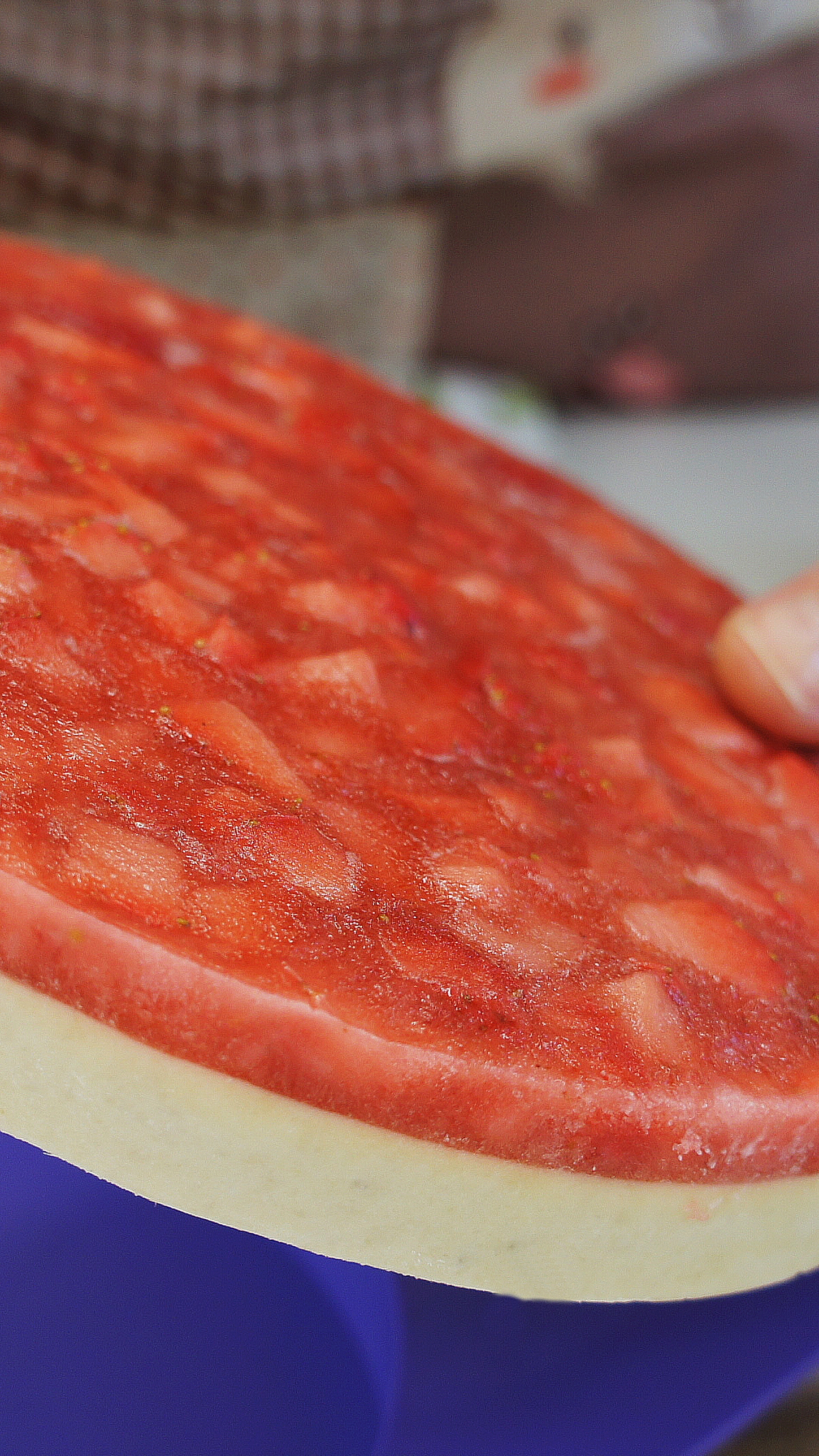 ФРУКТОВО-ЯГОДНАЯ МУССОВАЯ ПРОСЛОЙКА ДЛЯ ТОРТА "БАНАН-КЛУБНИКА " рецепт 🍓🍌