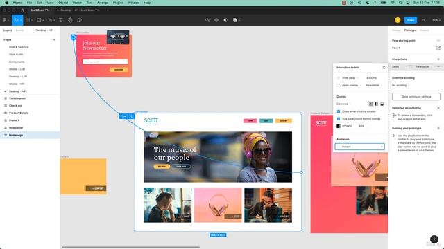 231. How to add a popup overlay modal in Figma