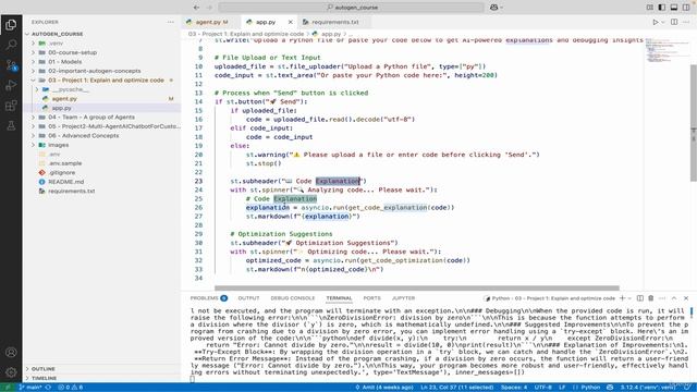 2 -Code Walkthrough of the project