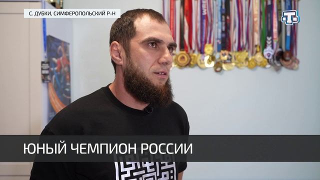 С первенства России по спортивной борьбе с золотой медалью вернулся 13-летний спортсмен Эрвин Суфьян