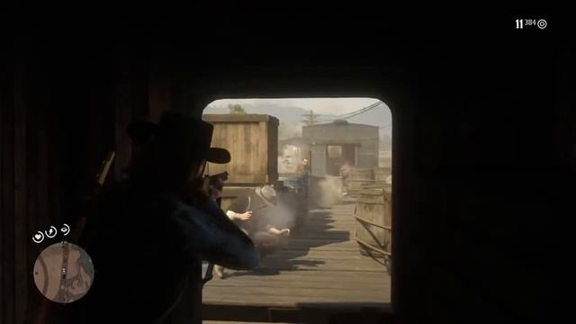 Rdr2 грабим поезд. Robbing a train.